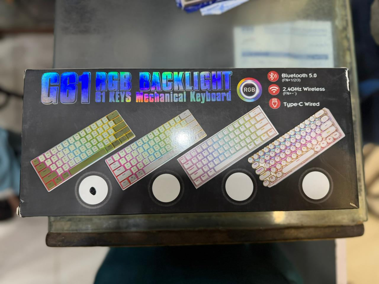 GB1 Ultra-Compact 60% Wireless Mechanical Gaming Keyboard