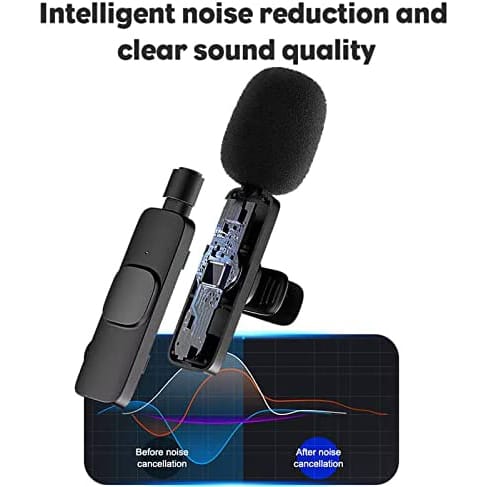 K9 Pro Multi-Interface Wireless Collar Microphone Kit (Type-C & Lightning)