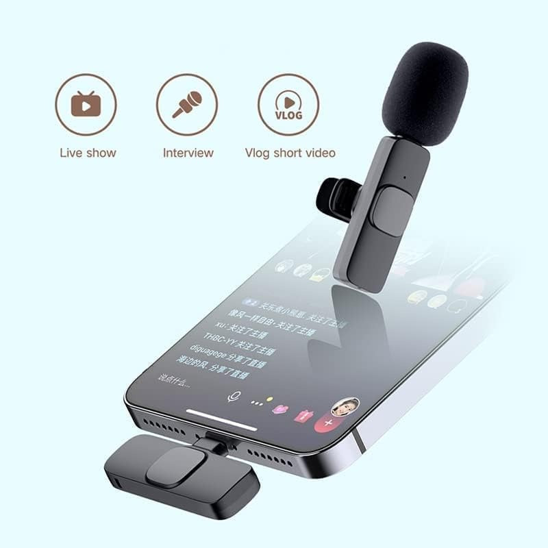 K9 Pro Multi-Interface Wireless Collar Microphone Kit (Type-C & Lightning)