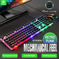 GTX300 Retro Punk Mechanical Keyboard Mouse Set