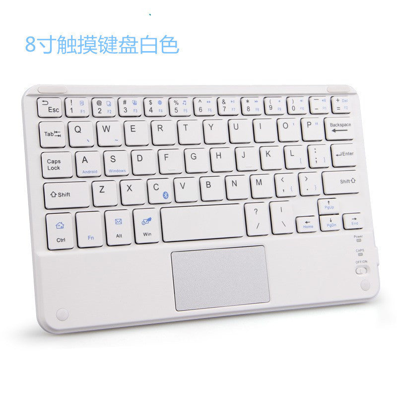 Universal Bluetooth Keyboard Mouse Set Black 10" Backlit