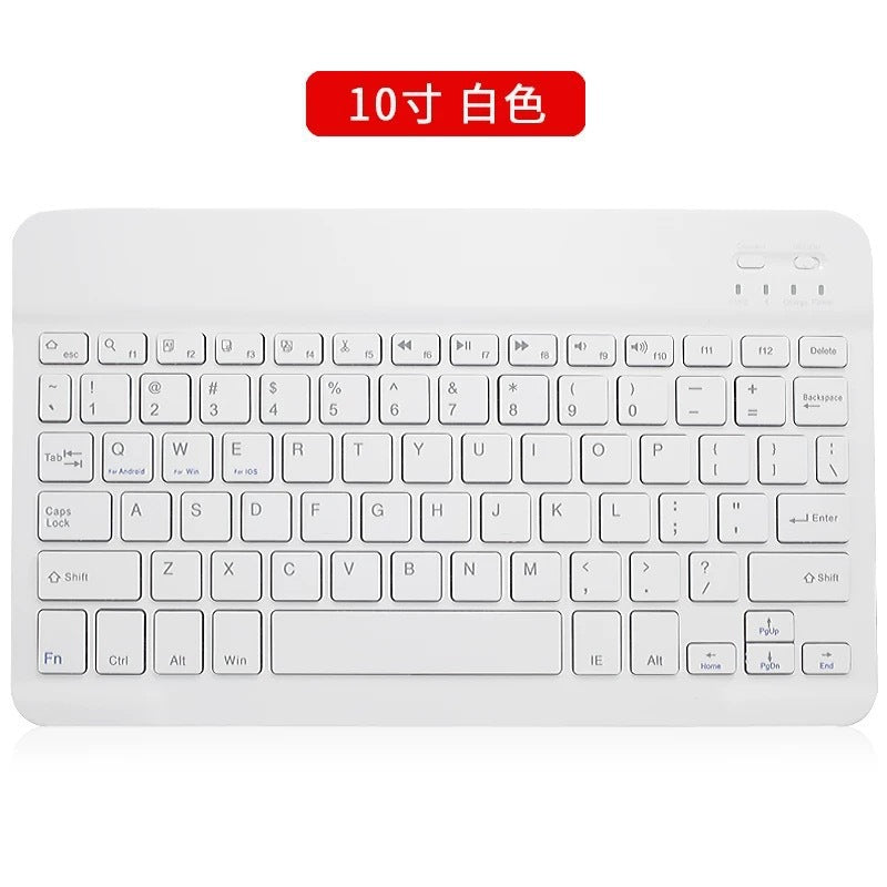 Universal Bluetooth Keyboard Mouse Set Black 10" Backlit