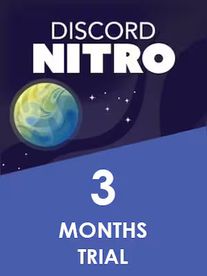 Discord Nitro Trial 3 Months - Discord Key - GLOBAL