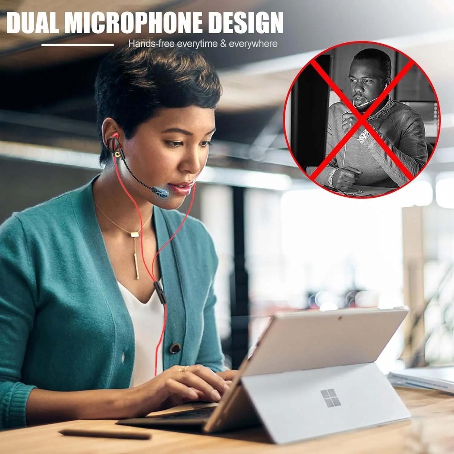 Fontec Arena Gaming Earphones with Detachable Mic – 3.5mm HiFi Stereo
